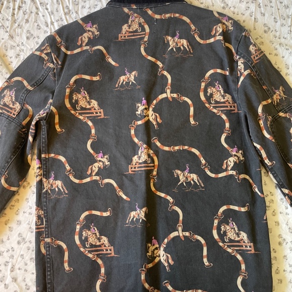 Topshop/Topman Denim Jacket with Carousal Design - Picture 2 of 5